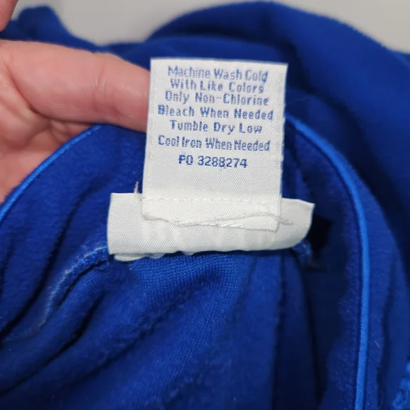 🌟 Blair Vintage Large Blue Women's Robe with Zipper - Grandma Vibes - Y2K - Picture 9 of 9